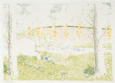 مناظر طبيعية مع منزل ، 1897 بواسطة كير كزافييه روسيل